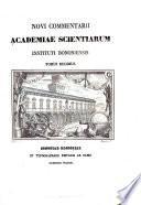 Novi commentarii Academiae Scientiarum Instituti Bononiensis