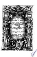 Novo Teatro Di Machine Et Edificii Per uarie et sicure operationi Co' le loro figure tagliate in Rame e' la dichiaratione e dimostratione di ciascuno ; Opera necesaria ad Architetti ... Di Vittorio Zonca