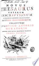 Novus thesaurus veterum inscriptionum