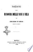 Nozioni della manovra delle navi a vela per Eduardo D'Amico