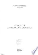 Nozioni di antropologia criminale