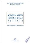 Nozioni di diritto internazionale privato