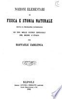 Nozioni elementari di fisica e storia naturale giusta il programma governativo ad uso delle scuole ginnasiali del Regno d'Italia per Raffaele Zarlenga