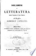 Nozioni elementari di letteratura secondo i programmi per l'esame di Magistero