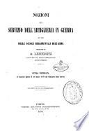 Nozioni sul servizio dell'artiglieria in guerra ad uso delle scuole reggimentali dell'arma