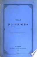 Nozze Ive-Lorenzetto, XXVIII novembre MDCCCLXXVII.
