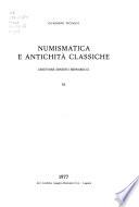 Numismatica e antichità classiche