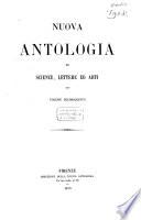 Nuova antologia di lettere, arti e scienze