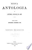 Nuova antologia di lettere, scienze ed arti