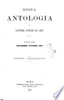 Nuova antologia di lettere, scienze ed arti