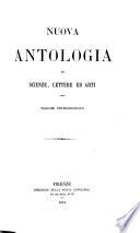 Nuova antologia di lettere, scienze ed arti
