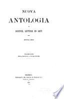 Nuova antologia di lettere, scienze ed arti