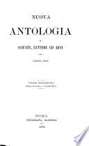 Nuova antologia di lettere, scienze ed arti