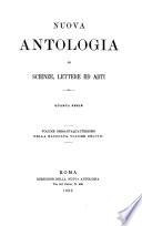 Nuova antologia di lettere, scienze ed arti