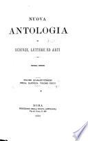 Nuova antologia di lettere, scienze ed arti