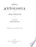 Nuova antologia di lettere, scienze ed arti