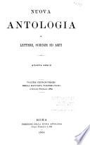 Nuova antologia di lettere, scienze ed arti