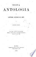 Nuova antologia di lettere, scienze ed arti