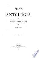 Nuova antologia di lettere, scienze ed arti