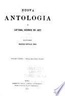 Nuova antologia di lettere, scienze ed arti