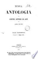 Nuova antologia di scienze, lettere ed arti