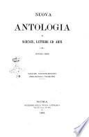 Nuova antologia di scienze, lettere ed arti