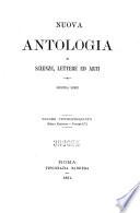 Nuova antologia di scienze, lettere ed arti