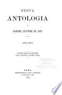 Nuova antologia di scienze, lettere ed arti