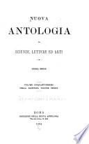 Nuova antologia di scienze, lettere ed arti