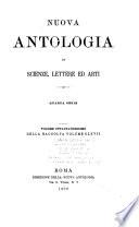 Nuova antologia di scienze, lettere ed arti