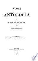 Nuova antologia di scienze, lettere ed arti