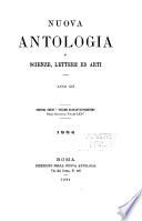 Nuova antologia di scienze, lettere ed arti