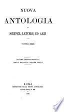 Nuova antologia di scienze, lettere ed arti