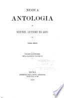 Nuova antologia di scienze, lettere ed arti