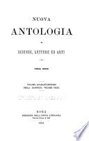 Nuova antologia di scienze, lettere ed arti