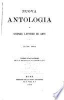 Nuova antologia di scienze, lettere ed arti