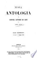 Nuova antologia di scienze, lettere ed arti