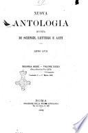 Nuova antologia di scienze, lettere ed arti