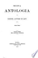 Nuova antologia di scienze, lettere ed arti