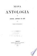 Nuova antologia di scienze, lettere ed arti