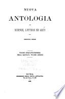 Nuova antologia di scienze, lettere ed arti