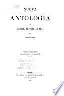 Nuova antologia di scienze, lettere ed arti