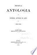 Nuova antologia di scienze, lettere ed arti