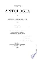 Nuova antologia di scienze, lettere ed arti
