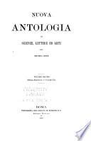 Nuova antologia di scienze, lettere ed arti