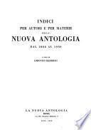 Nuova antologia