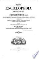 Nuova enciclopedia popolare italiana, ovvero Dizionario generale di scienze, lettere, arti, storia, geografia, ecc. ecc. opera compilata sulle migliori in tal genere, inglesi, tedesche e francesi, coll'assistenza e col consiglio di scienziati e letterati italiani, corredata di molte incisioni in