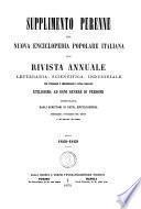 Nuova enciclopedia popolare italiana, ovvero Dizionario generale di scienze, lettere, arti, storia, geografia, ecc. ecc. opera compilata sulle migliori in tal genere, inglesi, tedesche e francesi, coll'assistenza e col consiglio di scienziati e letterati italiani