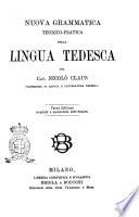 Nuova grammatica teorico-pratica della lingua tedesca del cav. Nicolò Claus