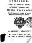 NUOVA RACCOLTA D'OPUSCOLI SCIENTIFICI E FILOLOGICI.